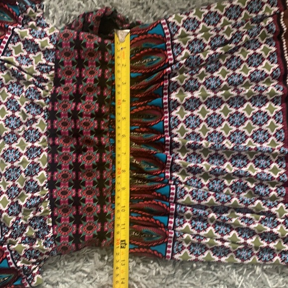 🌺2 for $23 🌺 Cute double v-neck multi-colored dress from coastal boutique - Picture 12 of 15